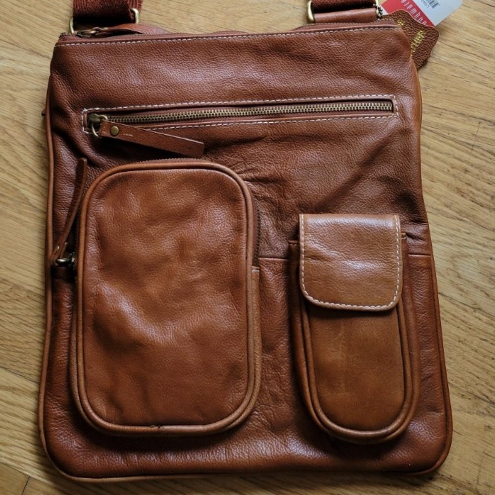 Brown Cross Body Purse – NWOT Superb Leather